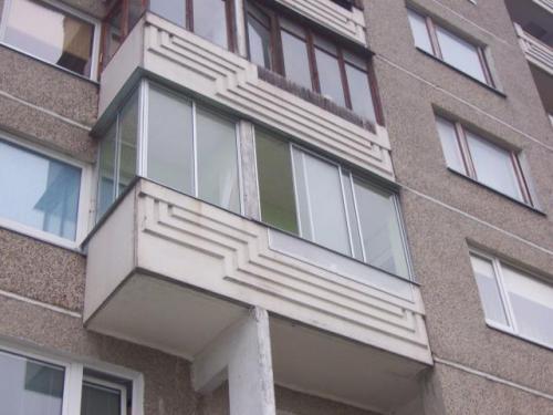 Остекление балконов профилем ПВХ